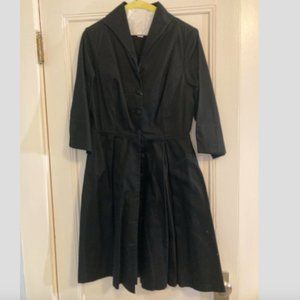 Lesley Evers Retro Fit n' Flare Dress/Coat Size M